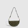 Bolsa Transfronteriza con Remache Ojillo de Alta Resistencia para Mujer Bolso Cruzado de Lunares Bolso de Hombro Estilo Punk Bolso Metálico para Mujer Fábrica