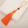 10 cm de Largo Borla Xiangyun Ruyi Oreja Colgante Ventilador Antiguo Oreja Hogar Hanfu Solapa de Presión Accesorios Colgantes Oreja
