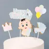 Celebridade da Internet Decoração de Bolo de Aniversário Infantil Plugin Animal Dinossauro Bob Esponja Gato KT Cartão de Bolo para Assar