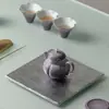 Ino Kiyosong Ritmo Morado Flor Blanca Pintada a Mano Cerámica Tetera Pequeña Set de Té Kung Fu de Alta Gama Olla para Preparar Té para Uso en Casa de Mujeres Tetera Individual