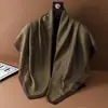 Nuevo Pañuelo Cuadrado de Seda Estampado, Pesado de Moda Versátil Hecho a Mano con Borde Dorado Suave para la Piel Pañuelo Sedoso Decorativo para el Cuello para Mujeres