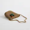 Bolsa de paja para niños Qiunan moda coreana nueva bolsa de mensajero linda princesita mini bolsa para bebé al por mayor