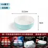 Pequeños cuencos para cocinar al vapor para porciones individuales, de grado comercial, pequeños platos de servir tipo porcelana para comedores, juegos creativos de platos para platillos fríos estilo comida rápida china