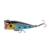 Luya isca de equipamento de pesca ao ar livre isca 5cm / 4.9G comércio exterior asfixia superfície da água amarração onda propensa isca dura de plástico