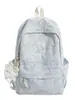 Nova Mochila Estilo Coreano Ins Tie-Dye Fresca Nebulosa com Estampa de Laço, Mochila de Viagem Fofa para Meninas
