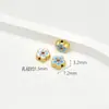 Cuentas de Oro Antiguo Mate y Oro Mate con Doble Cara de Alta Retención de Color, Separadores con Caracteres Atractores de Fortuna, Dijes para Pulseras, Accesorios de Joyería