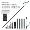 Bastón de Montañismo Multifuncional Plegable Herramientas de Camping Suministros para Exteriores Senderismo Deportes Bastón para Caminar Aleación de Aluminio Equipo de Camping
