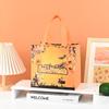 Bolsa de Halloween de Tela No Tejida Transfronteriza Bolsa Tote de Bruja Calabaza Plegable para Comida Regalo Compras Regalo Bolsa de Almacenamiento