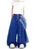 Directamente del fabricante: Pantalones Casuales a Cuadros con Solapa Estilo High Street Americano para Hombre, Nuevo Estilo de Verano, Corte Holgado, Doble Cintura, Dobladillo Curvo, Estilo Ins