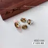 Decoraciones para arte de uñas de cristal K9 en color amarillo ahumado claro, un artículo popular de otoño/invierno, con un cristal de color café, tipo azúcar glas, grande y de forma cuadrada, un producto terminado con un toque de lujo, y bolitas de cristal para uñas