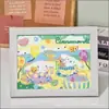 Nova Pintura de Diamante 5D de Desenho Animado Kapibala com Porta-Retrato DIY Brinquedo Educacional Infantil Presente Pintura com Adesivo de Diamante