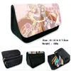 Estuche para Lápices Estudiante Shenyu Espada Estuche para Lápices Estrella Ídolo Lona Doble Capa Cremallera Estuche para Lápices Cartera Estuche para Lápices