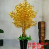 Árbol de Banyan Dorado, Planta Verde, Árbol de Sobres Rojos, Árbol de Año Nuevo, Árbol Artificial, Árbol de Dinero para Bodas de Hotel, Decoración Floral de Pie