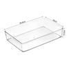 Caixa de Armazenamento de Mesa Cosméticos Máscara Batom Produtos para Cuidados com a Pele Pet Transparente Caixa de Joias Armazenamento Cesto de Armazenamento para Escritório