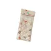 5758 Bolsa Acolchoada Estampada de Desenho Animado para Óculos, Macia e Moderna para Meninas, Bolsa Portátil para Óculos de Sol, Bolsa de Armazenamento Anti-Pressão para Estojo de Óculos