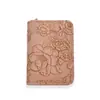 Portatarjetas con Ranuras Múltiples, Bolso para Documentos, Portatarjetas Estilo Acordeón, Mini Portatarjetas de Cuero, Cartera de Alta Gama para Mujer, Diseño en Relieve