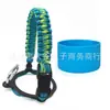 Alça de Corda Paracord para Garrafa de Água em Estoque Transfronteiriça, Manga Portátil para Copo Espacial, Alça de Transporte de Copo com Manga de Base de Silicone para Garrafa de Água Portátil ao Ar Livre