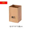 Bolsa de Almacenamiento de Papel Kraft Lavable Cubo de Almacenamiento para Cocina Refrigerador Escritorio Bolsa para Alimentos Multiusos Engrosado Impermeable Maceta