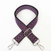 Nueva Correa Ancha de Jacquard Tejido Colorido 3.8cm Engrosada Reducida Correa Larga Un Hombro Bandolera Accesorios para Bolsos Correa