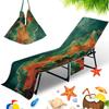 Funda para silla de playa transfronteriza funda para silla de playa de microfibra impresión digital 3D serie mandala