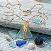 Taina Moda Transfronteriza Europea y Americana Oro de 18 Quilates Diseño de Nicho Colgante de Pez Pequeño Collar Estilo Festivo Joyería de Lujo Ligero Venta al por Mayor