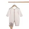 Ropa Jingqi para Bebés Recién Nacidos Mono Delgado de Manga Larga para Primavera Pijama de Casa para Bebé Atuendo de Primavera para Salir