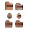 Set de Polvera Shengqiao de Lava Esponja para Doble Uso Seco y Húmedo Terciopelo de Cuero Maquillaje Sin Polvo Polvera Multiusos