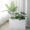 [Serie Q] Combinación de Decoración de Paisajismo con Plantas Verdes Simuladas Planta Tropical Divisor Macetero Maceta Decoración de Paisaje