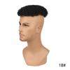 Bloque de repuesto para trompeta hombres bloque de cabeza de pelo personalizado bloque de pelo para hombres comercio exterior cresta de gallo cabeza explosiva bloque de peluca para hombres