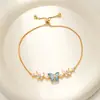 Pulsera de Mariposa Estilo Francés, Lujo Ligero, Dulce y Versátil, Joyería Apilable, Venta al por Mayor Vintage, Nuevo Modelo 2026, Sensación de Alta Gama