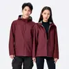 Jaqueta corta-vento tática masculina com capuz, casaco quente casual para montanhismo, com logo para impressão, para áreas externas, primavera, mais vendida