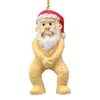 Colgante de Papá Noel Interesante de Nuevo Producto Transfronterizo Acrílico Plano 2D Atrapasoles Decoración Navideña