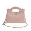 Bolso de mano de alto valor estilo Pequeño Chanel para mujer, lujo ligero, patrón de diamantes, hilo bordado, un solo hombro, bolso tipo sobre, bolso cruzado con cadena