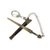 Película Fengshen y TV Alrededor Mini Espada Fantasma Esperando con Vaina Cadena Cuchillo para Desembalar Modelo Aleación Juguete Llavero Colgante