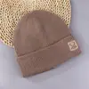 Otoño e Invierno Nuevos Gorros de Punto para Hombre y Mujer, Gorros Cálidos y a Prueba de Frío para Ocio al Aire Libre, Gorros de Lana Plegables al por Mayor