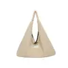 Bolso Tote de Lana de Cordero de Gran Capacidad para Mujer 2025 Otoño Nuevo Lona Felpa Textura de Alta Calidad Bolso de Hombro Único