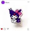 Mercadoria de desenho animado em acrílico Sanrio clipe PP de anime material escolar vertical multifuncional para papel de teste documento nota clip