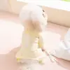 Ropa Fina de Cuatro Patas para Proteger el Vientre, Pijamas, Ropa para Gatos y Perros, Ropa para Mascotas para Perros Pequeños y Medianos, Primavera y Verano