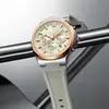 Recompensa en stock al por mayor reloj para hombre multifuncional tres ojos calendario para hombre luminoso cronógrafo transfronterizo en vivo reloj impermeable
