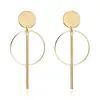 Colección Geométrica 1 Pendientes de Venta Caliente Estilo Coreano Pendientes Creativos de Borla Geométrica Pendientes Largos de Moda para Personas Modernas