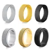 Tendência Ins Influenciador Europeu e Americano Anel de Aço Inoxidável Banhado a Ouro 18K com Design de Grade, Anel Rotativo Anti-Estresse Venda por Atacado