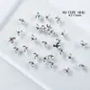 Nova Mini Extra Pequena Estrela Laço Arte de Unha Liga Metálica Joia Grátis DIY Pequena Fresca Estrela Laço