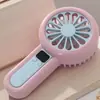 Ventilador de Mano Portátil Inteligente Digital 2026 Verano Recargable por USB Ajuste de Velocidad Continuo 99 Velocidades Mini Ventilador de Escritorio
