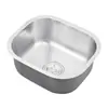 Diseño de Borde Elástico, Lavabo Individual para Lavar Verduras de Acero Inoxidable 304/201, Fregadero Doméstico para Lavar Platos