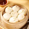 [Frete Grátis com Sf Express] Xiaolongbao Artesanal de Farinha Antiga com Carne Suína Fresca, Ingredientes para Café da Manhã Semi-Prontos, Pães Congelados Comerciais