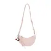 Bolsa de Ombro Casual Minimalista de Alta Qualidade Estilo Coreano para Mulheres, Nova Coleção de Verão 2026 Nicho Transversal para o Dia a Dia Bolsa Dumpling