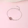 Pulsera Versátil para Estudiantes Mujeres, Estilo Coreano, Simple S925 Cristal de Fresa Natural, Fresca, Regalo de Cumpleaños para Mejor Amiga, Atrae el Amor