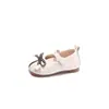 Zapatos de Princesa para Bebé Niña con Lazo, Suela Suave, Verano 2024 Nuevos, Transpirables, de Piel Pequeña, Lindos Zapatos para Niños Pequeños
