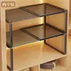 Estante Divisor de Armario, Estante Extensible para Almacenamiento de Ropa, Organizador de Gabinete Profundo para Armario de Dormitorio en Casa, Estante de Almacenamiento