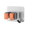 Banheiro sem furo Mop Gancho Parede pendurado Aço inoxidável Mop Rack Banheiro Mop Clip Mop Vassoura Rack